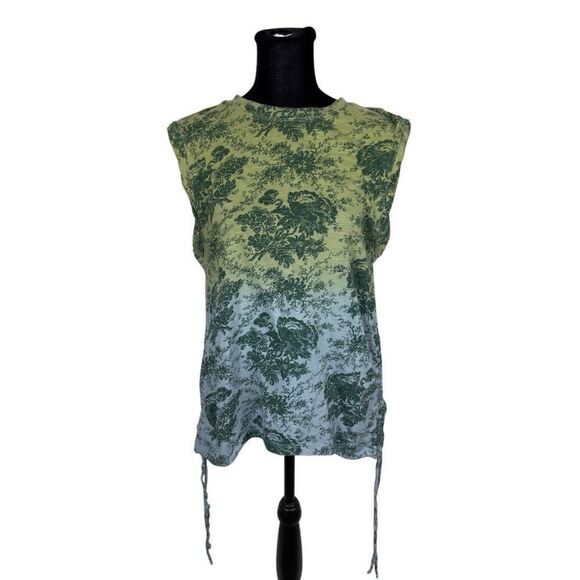 Anthropologie Pilcro Cotton Side Scrunch Muscle Tee - Women’s M - Picture 1 of 8